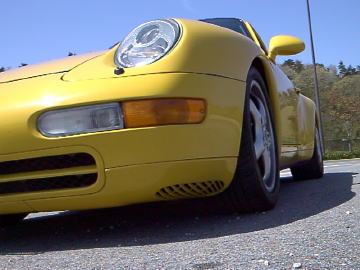 フロントからのサイドビュー